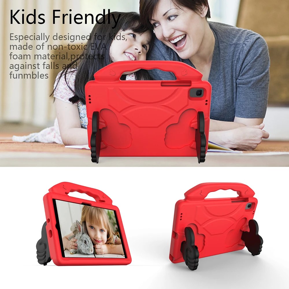 

New 2020 Kids Case For Samsung Galaxy Tab A7 10.4" SM-T505 T500 T507 tablet case EVA Portable Shockproof Hand-held Cover Funda