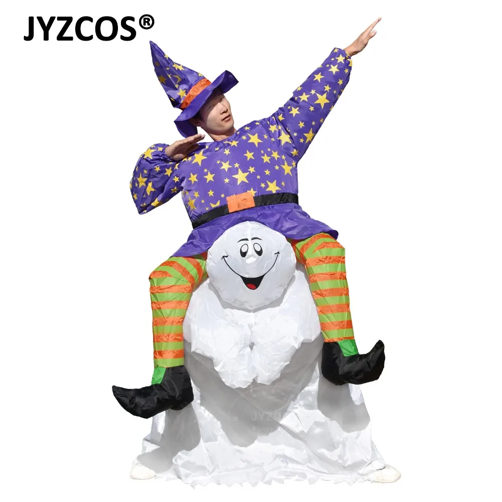 Надувной костюм Райдер на дьявольском призраке надувные страшные костюмы