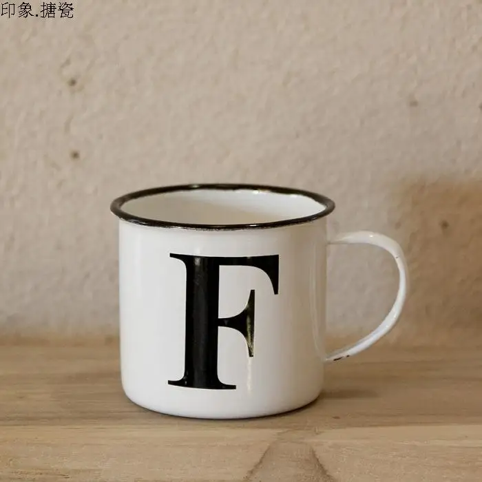 D = 9 см эмалированная японская классическая чашка с буквами для влюбленных