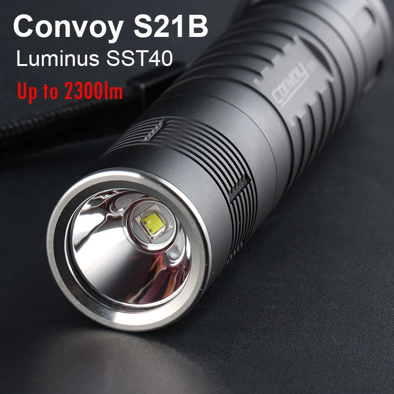 

Фонарик CONVOY S21B Luminus SST40 21700