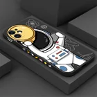 Креативный чехол для телефона с астронавтом для iPhone 13, 12, 11 Pro Max, XS, XR, X, 8, 7 Plus, SE 2020, мягкие чехлы с рисунком милой планеты, ракеты
