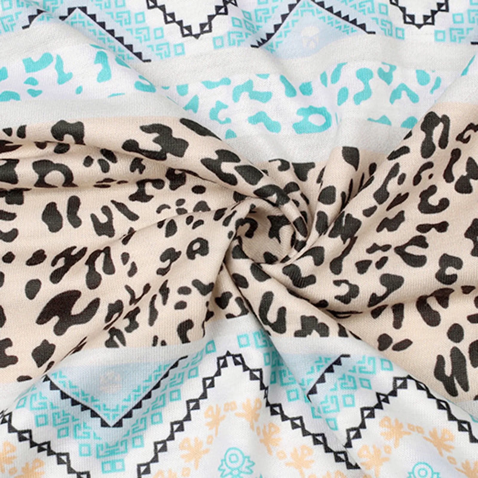 

T Shirt Women Harajuku Fashion Casual Loose Leopard Print Splicing Short Sleeve Round Neck Tops Female Camisetas Mujer