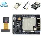 Макетная плата ESP32-CAM WiFi модуль ESP32 последовательный к Wi-Fi ESP32 CAM 5 в Bluetooth с модулем камеры OV2640 DIY