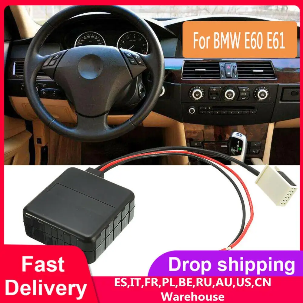 

Bluetooth Radio Stereo Aux Receiver Adapter Cable For BMW E60 E61 E63 E64 E83