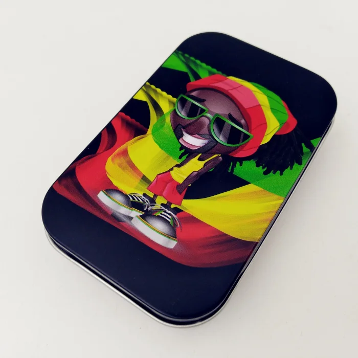 Модный оловянный 20 шт. чехол для сигарет коробка хранения табака намотки