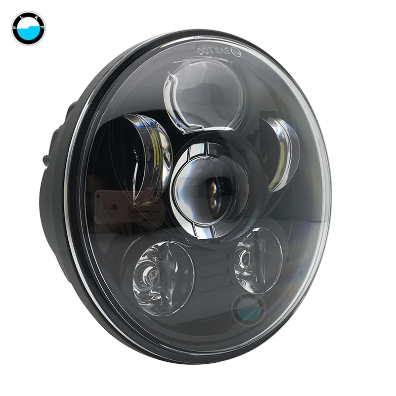 Светодиодный прожектор Moto rcycle 5 3/4 дюйма 75 фара DRL 50 Вт для мотоцикла rbike фары Sportster