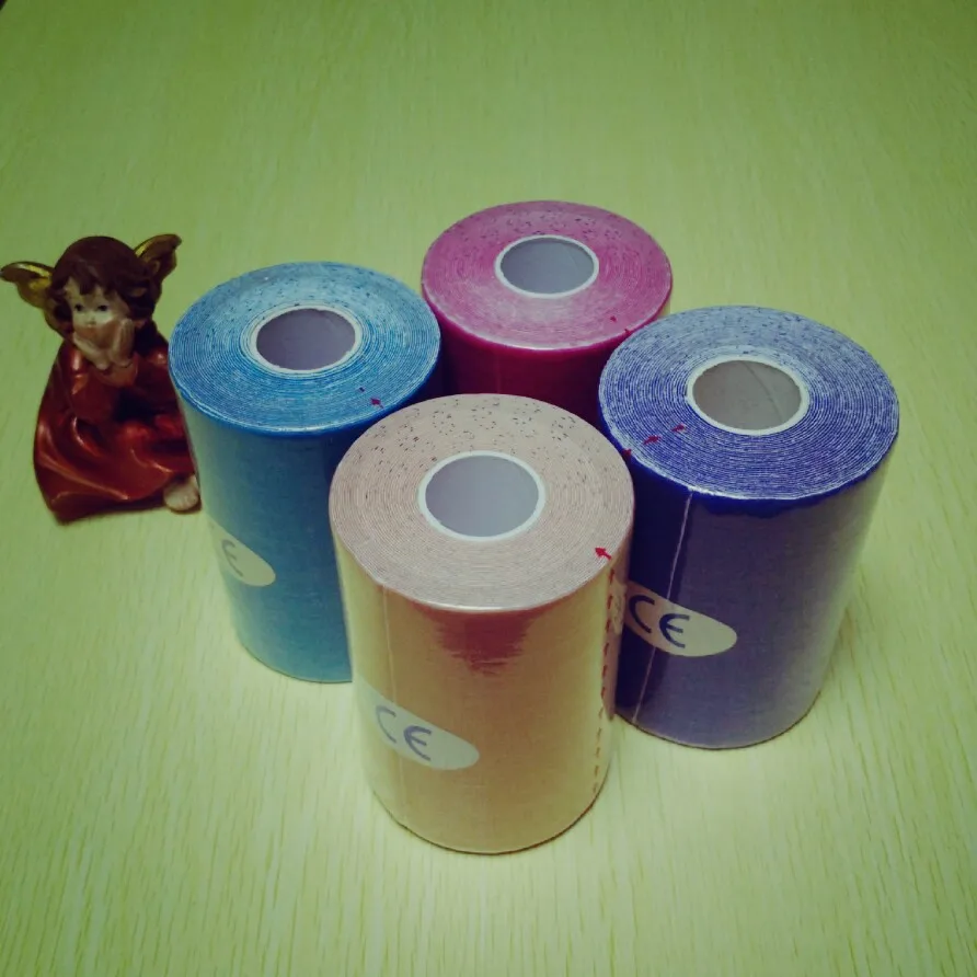 Спортивная Кинезиология KT kinesioTape 10 см x 5 м эластичные наклейки на мышцы клейкие