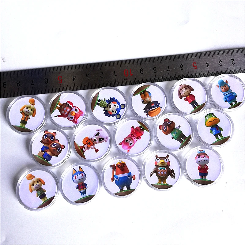 Animal Crossing фестиваль amiibo Коллекционная монета NFC карточная игра тег 16 шт./компл. новые данные