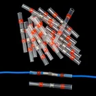50 шт. подогреваемый усадочный соединитель электрический соединитель и водонепроницаемый Сварочный соединитель проводки-термоусадочный контактный соединитель