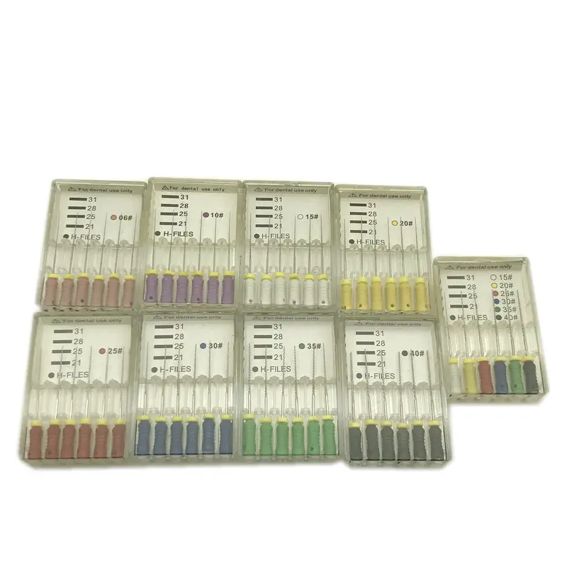 Эндододонтический корневой канал H файлы (Ручное использование)
