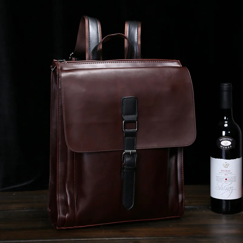 

Bag Double Shoulder Bag Men's Fashion Bag Single Shoulder Bag Retro Computer Bag