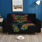 3D принт джунгли диких животных эластичный чехол для дивана изготовленный на заказ для диванов Гостиная Спальня панды или тигра кожаный диван 1234-местный домашний декор