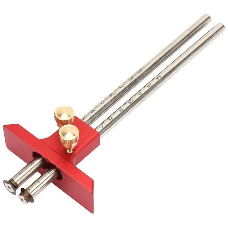 

European Double Headed Scribe Blade Woodworking Tool Scribe-line Marking Gauge G6DA