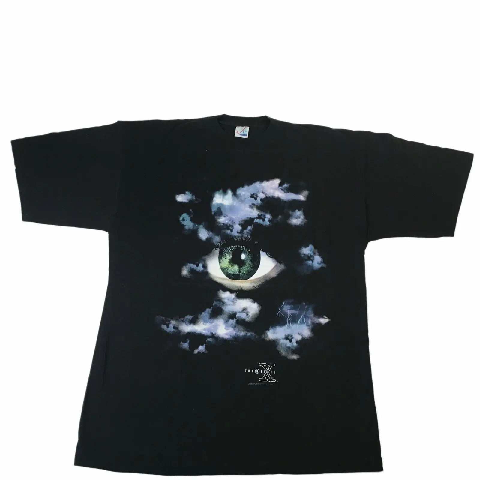Винтажная футболка с надписью &quotEye Ball&quot Scully Mulder 1990s Sci Fi Fantasy Twin S | Мужская одежда