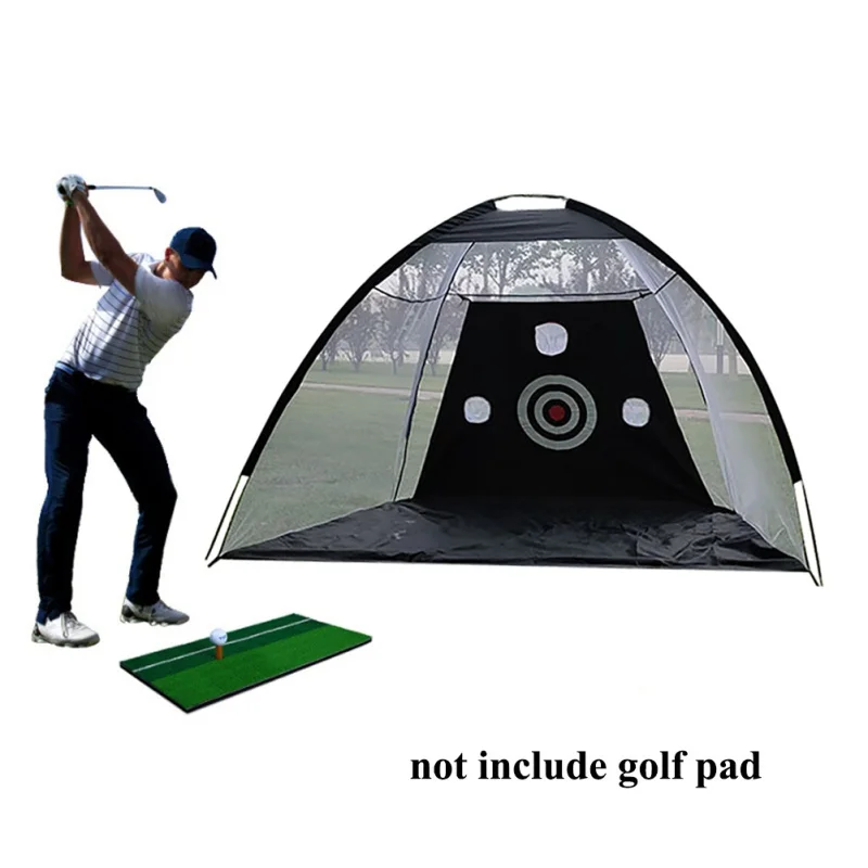 

Учебные пособия для гольфа, Складная сетка для тренировок в помещении и на открытом воздухе, клетка для игры в гольф, садовая палатка для тре...