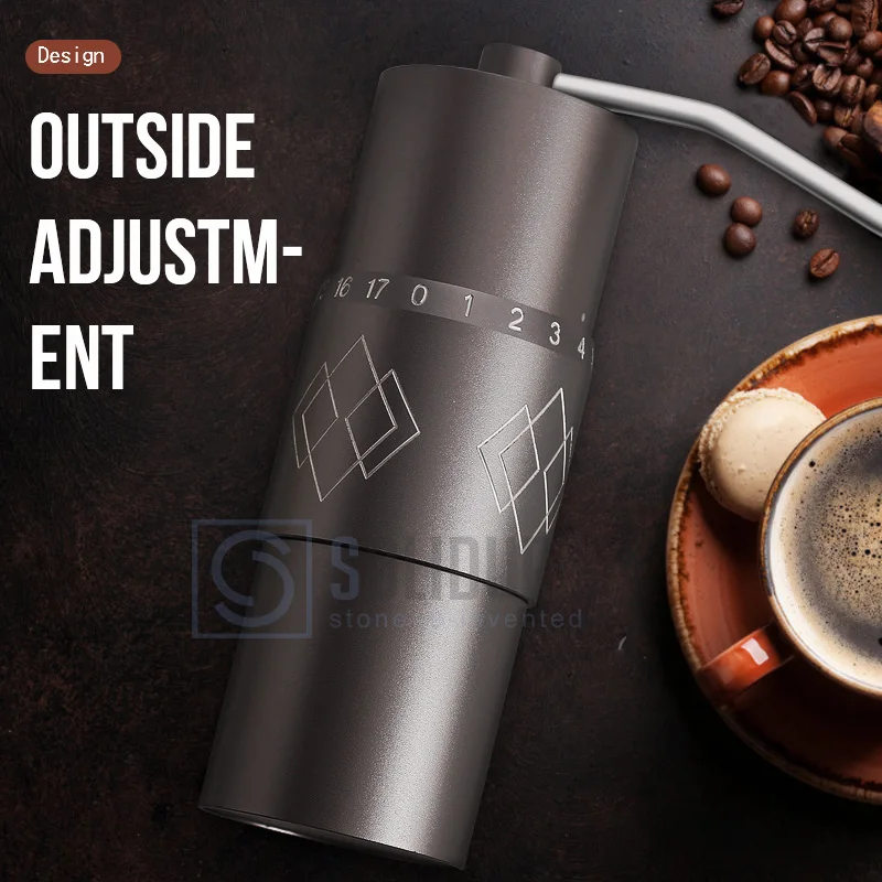 Ручная кофемолка из нержавеющей стали мини кофемолка|Ручные кофемолки| |