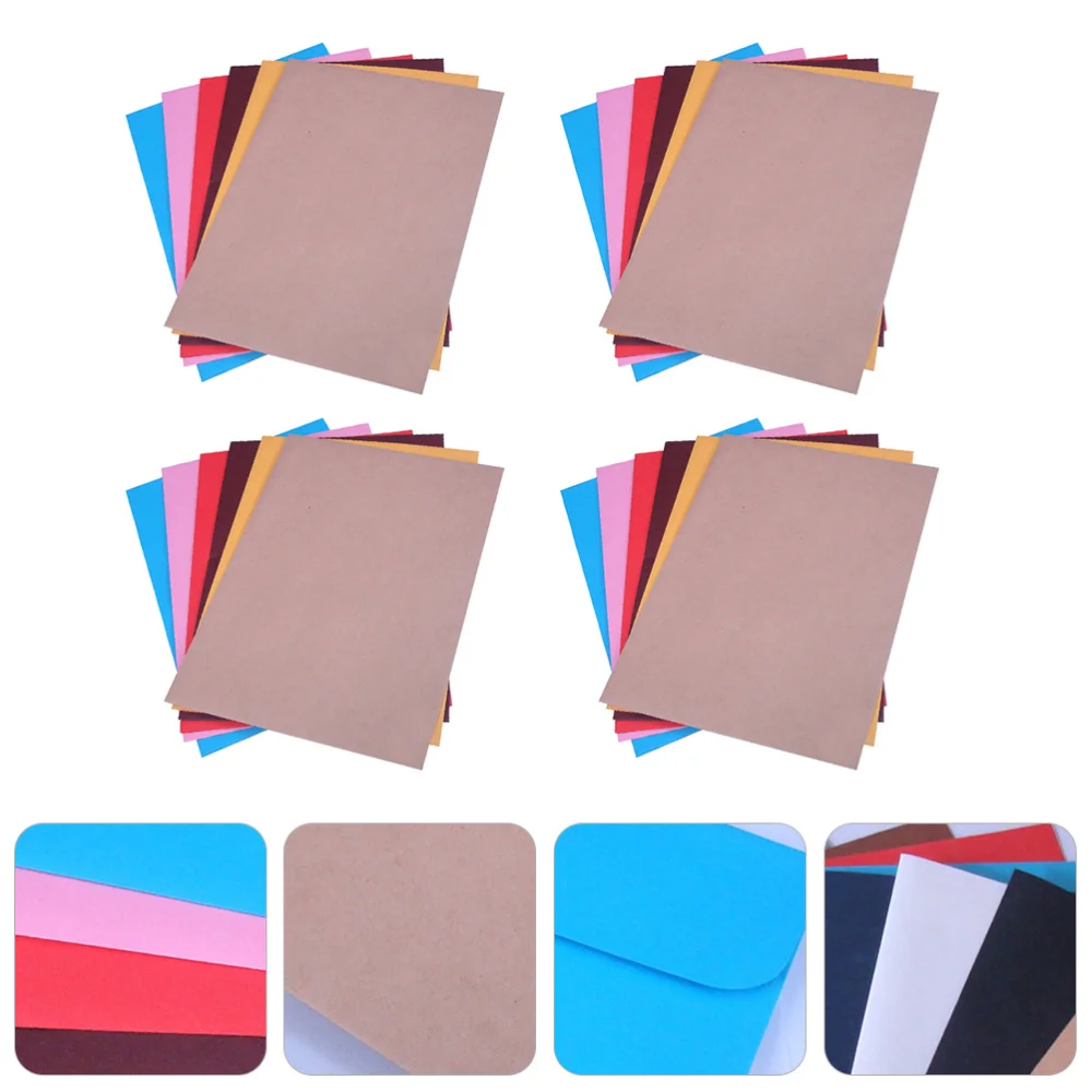 

40pcs/ Set Envelopes Blank Self Seal Colorful Envelopes Photo Letter Envelopes