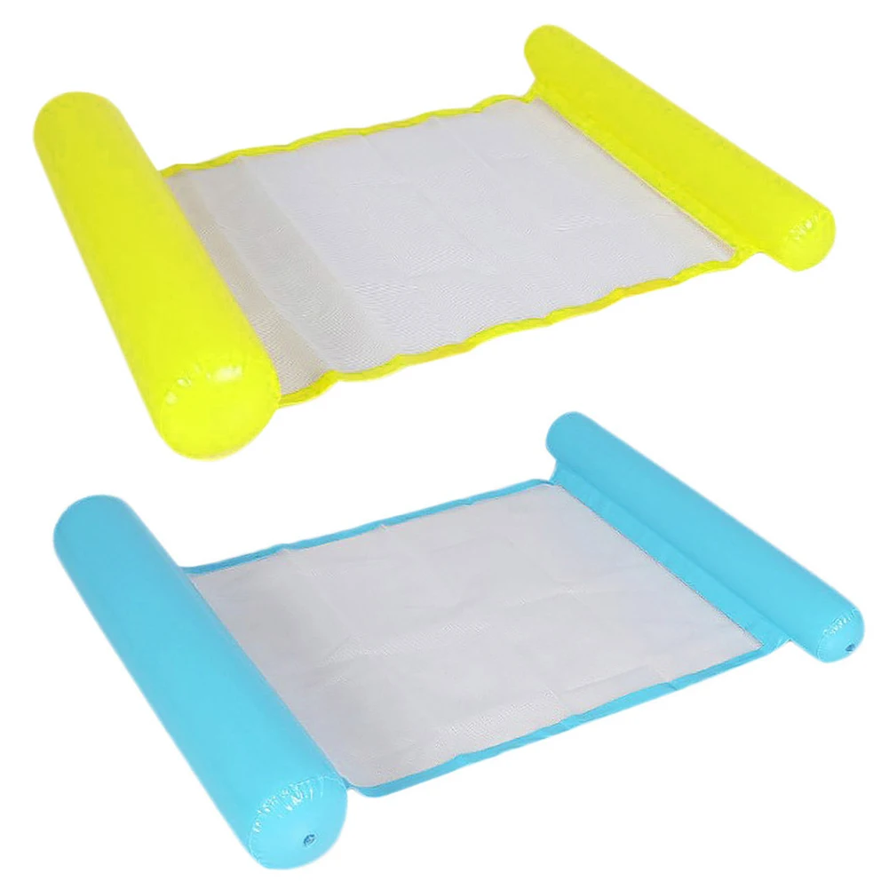 

Water Hammock Inflatable Floating Swimming Pool Mattress Lounge Bed Chair Floating Toys Foldable Inflatable Hammock Bed