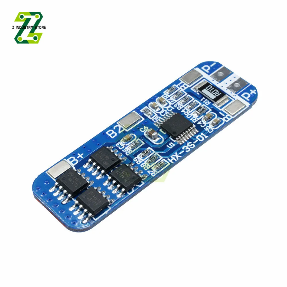 

3S 10A Lithium Battery Charger Protection Board Module 18650 Charger Protection Board