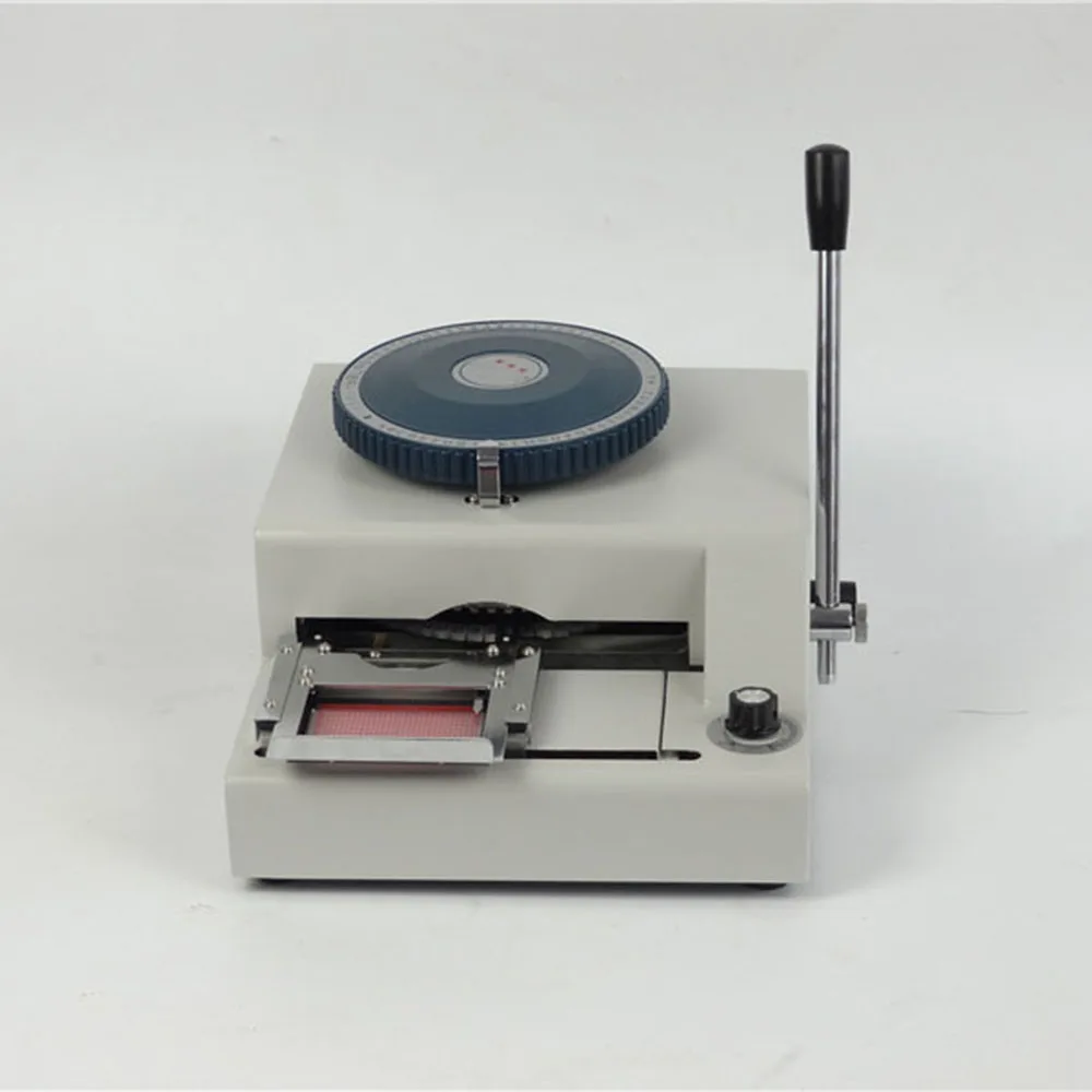 WSDM 70C RCIDOS ручной кодовый принтер машина для тиснения ПВХ карт печати на