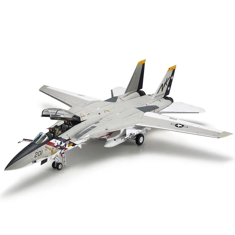 

Игрушки самолет "сделай сам" 1:48 весы Американский F-14A "Кот" палубный Истребитель модель здания подарок для Для детей взрослых