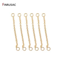 14k gold plated long chains connector accessories for earring making handmade diy tassel earrings material