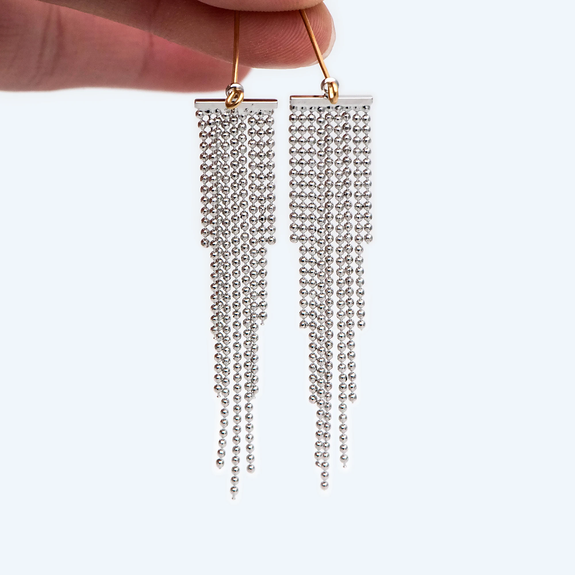 

10 шт., круглые кисточки для сережек длиной 62 мм