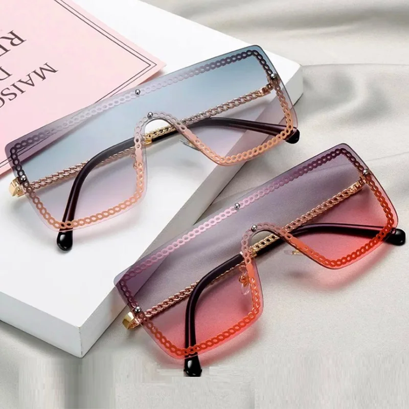 Трендовые новые 2020 негабаритные солнцезащитные очки wo мужские брендовые