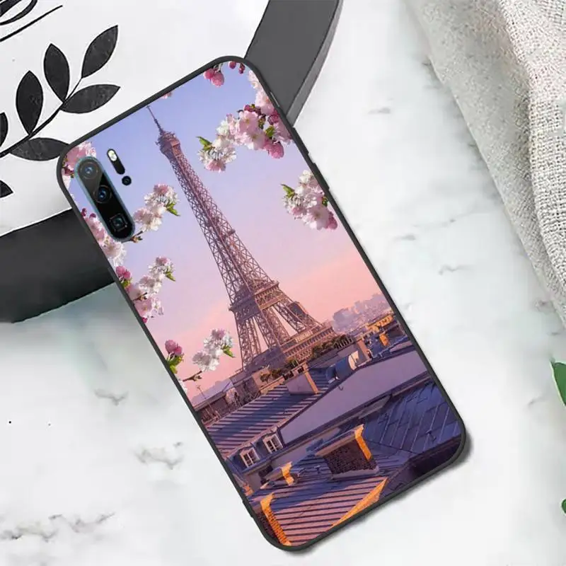 

Romantic Paris Eiffel ToweR Phone Case For Huawei P20 P30 P40 lite Pro P Smart 2019 Mate 10 20 Lite Pro Nova 5t