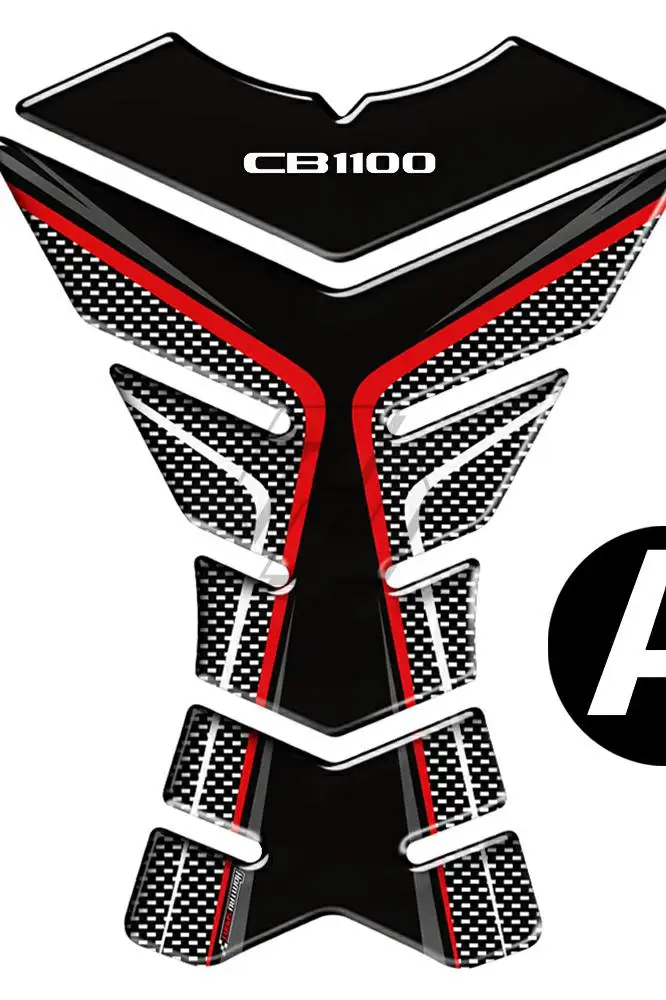 

Honda Motorcycle CB1100 CB 1100 Fuel Tank Sticker Fish Bone Sticker 3D Fuel Tank Decorative Protection Sticker Decal