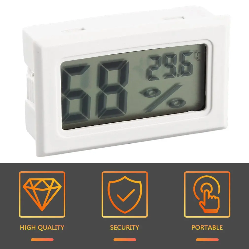 htc 1 indoor lcd electronic digital temperature humidity meter digital thermometer hygrometer alarm clock weather station free global shipping