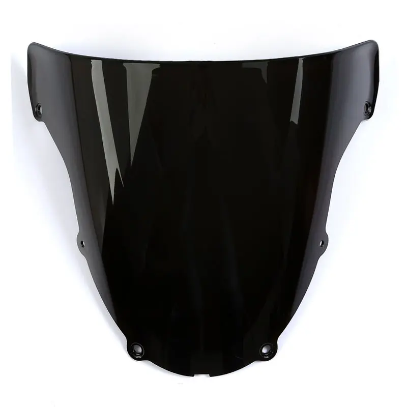 

Motorcycle Black Double Bubble Windscreen Windshield Screen ABS Shield Fit For Kawasaki Ninja ZX6R ZX636 2003-2004