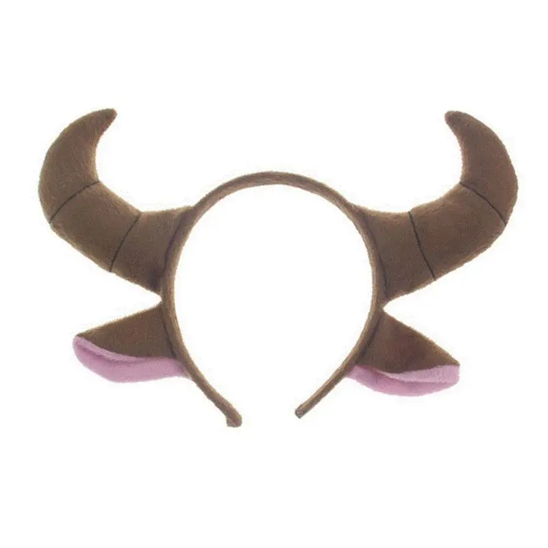 

3 Pcs/set Cow Animal Headwear Set Kids Girls Boys Headbands Bow Tie Halloween Children Day Dress Up Decoration Headband Gifts