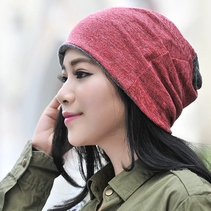 

CAMOLAND Fashion Beanies For Mens Autumn Winter Patchwork Hats Women Skullies Beanie Male Outdoor Sport Cycling Hat