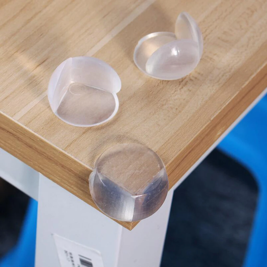 Cubierta de goma para bordes de esquina de muebles, Protector de seguridad para ni&ntilde;os y beb&eacute;s, 20 unidades-4