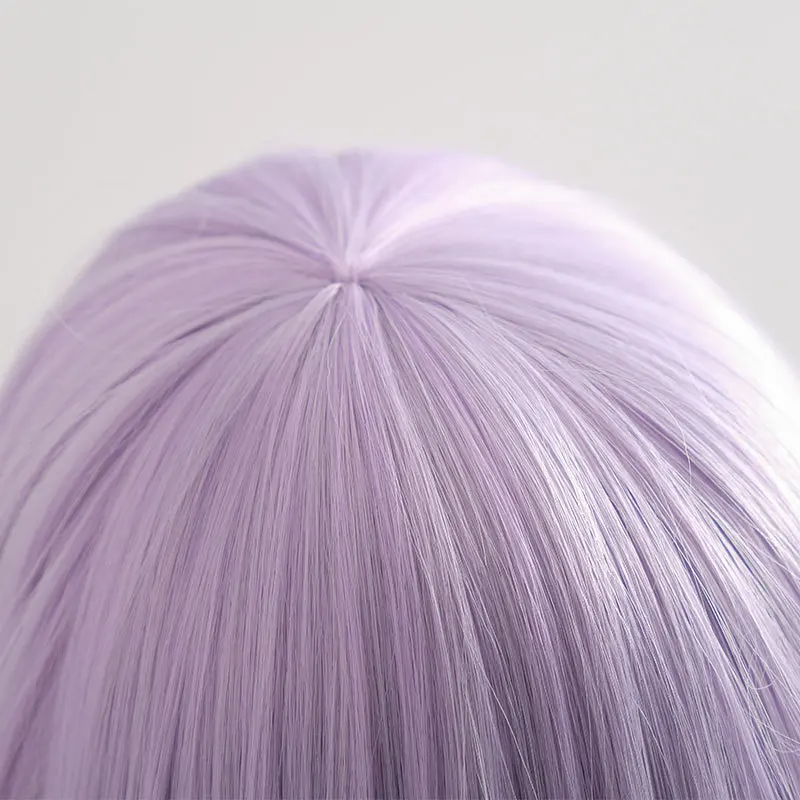 Kirigiri Kyouko Cosplay Wig Game Danganronpa Long Light Purple Color Cosplay Wigs Headwear Cosplay Props images - 6