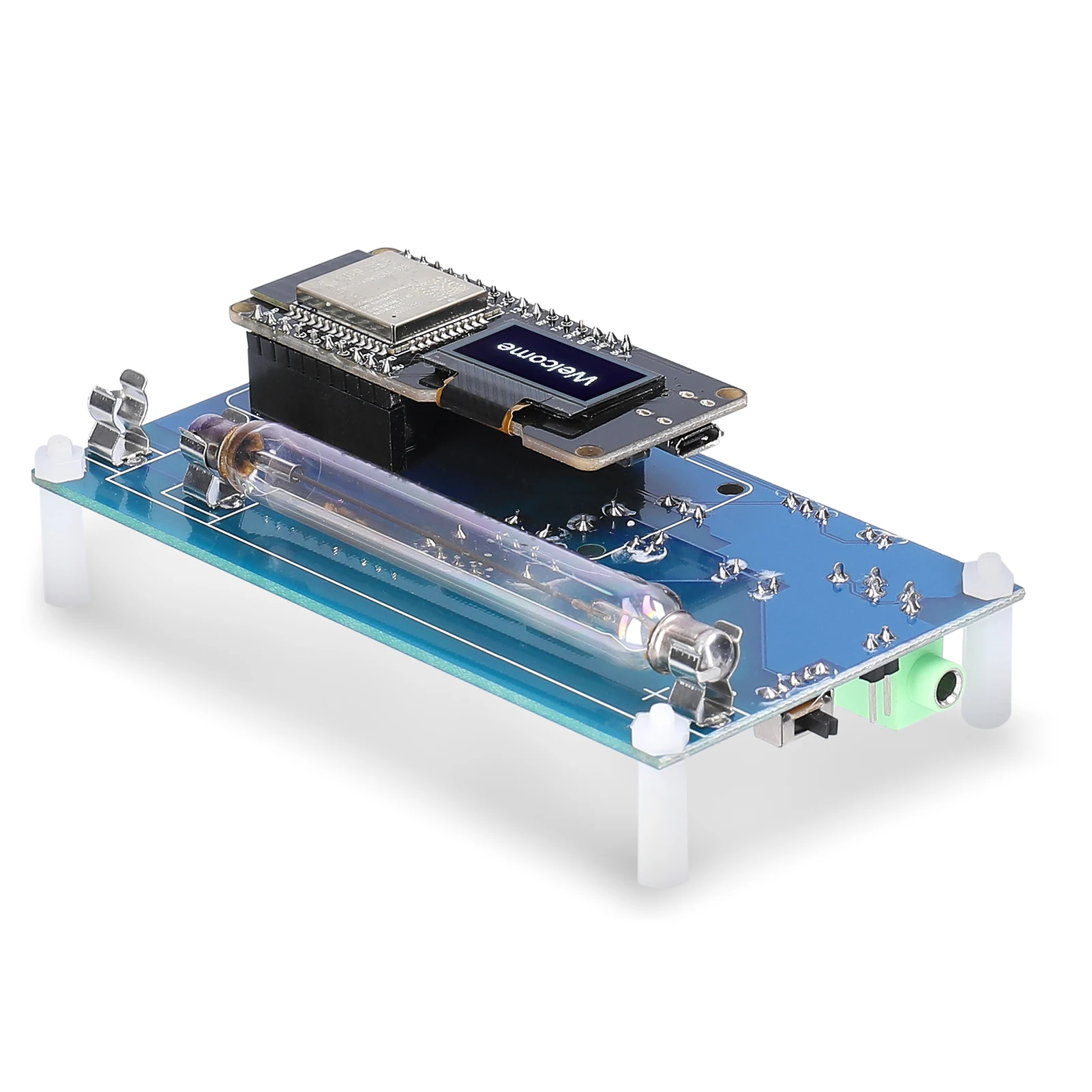 

Open-source Geiger Counter OLED Display Nuclear Radiation Detector Set Marble-tile Tester Iodine 131 Radiation Monitor