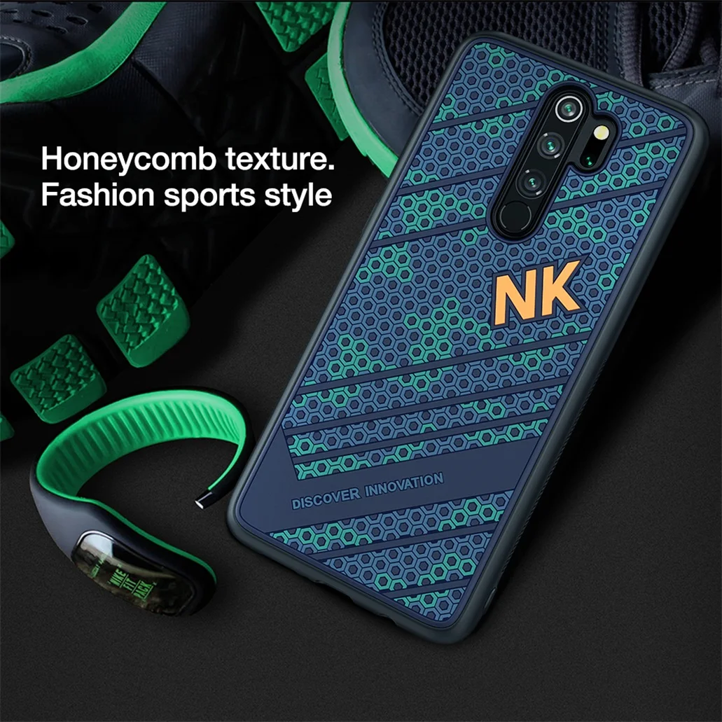 Чехол для Xiaomi Redmi Note 8 Pro, чехол NILLKIN Striker, чехол, 3D текстура, ТПУ, силиконовая Мягкая задняя крышка для Xiaomi Redmi Note8