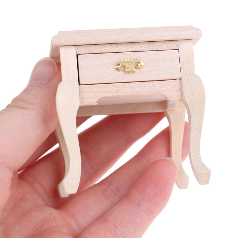 

New 1:12 Dollhouse Mini Furniture Cabinet Bedside Cabinet Locker Doll House Decor