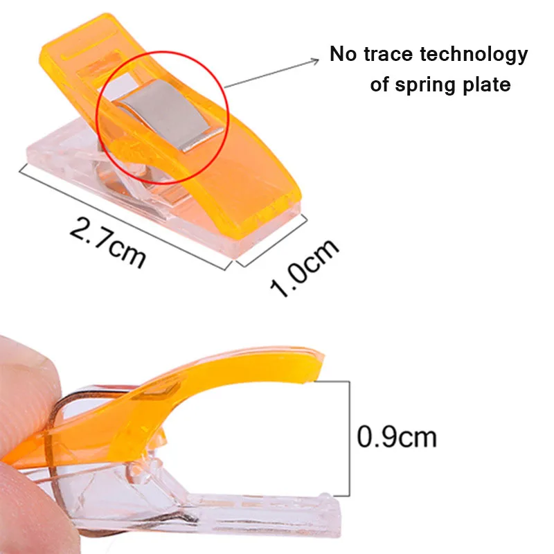 20 шт. многоцветные пластиковые клипсы для квилтинга тканевые зажимы Лоскутная