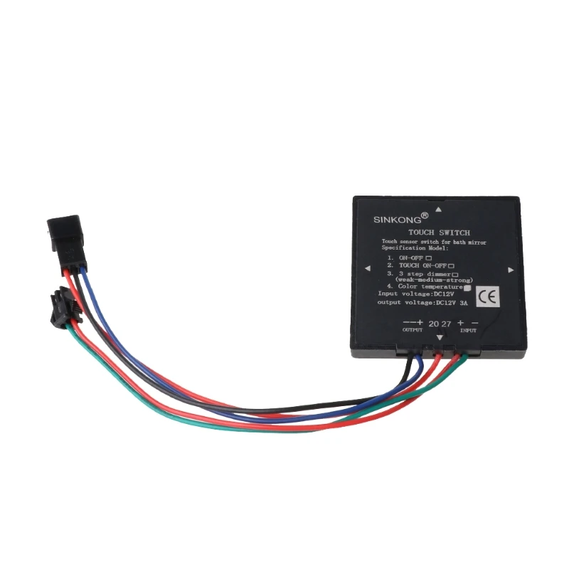 

2021 New 5-12V Bathroom Mirror Switch Touch Switch Sensor for Led Light Mirror Headlight