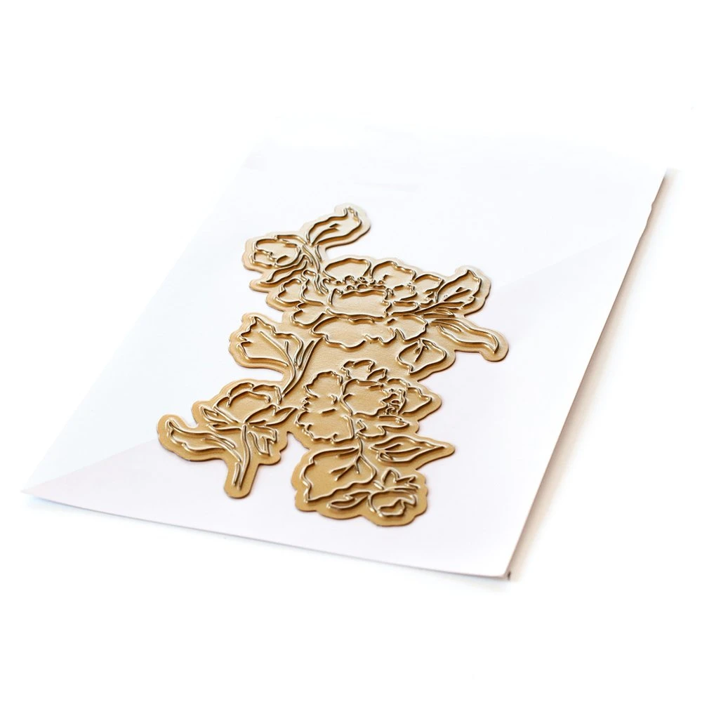 

Hot Foil Metal Square Flower Cutting Dies Scrapbook Dariy Decoration Stencil Embossing Template DIY Greeting Card Handmade