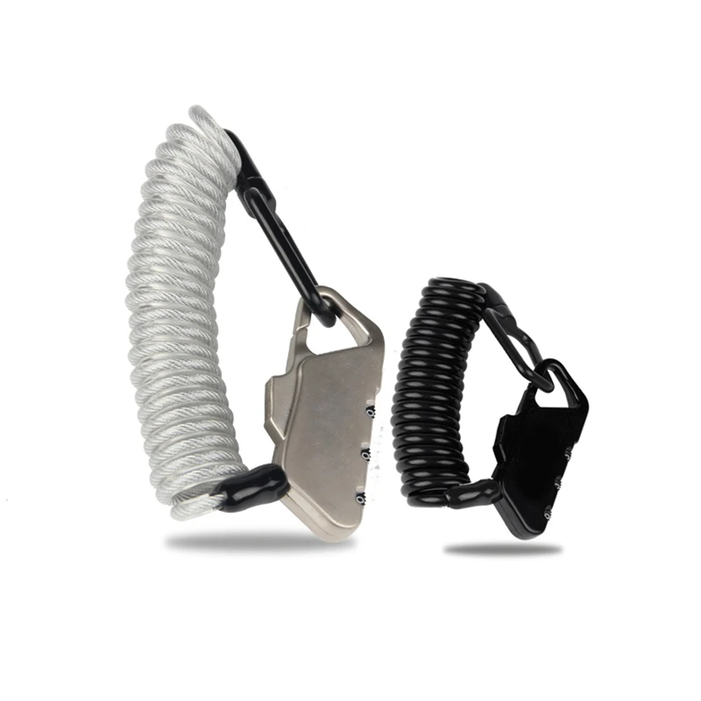 Мини велосипедный замок 1200 мм складной рюкзак шлем кабель 3 цифры комбинация