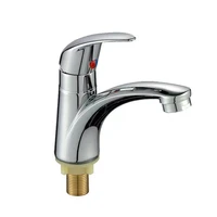 zinc alloy basin faucet single cold water single hole single handle basin faucet wash basin faucet small single handle