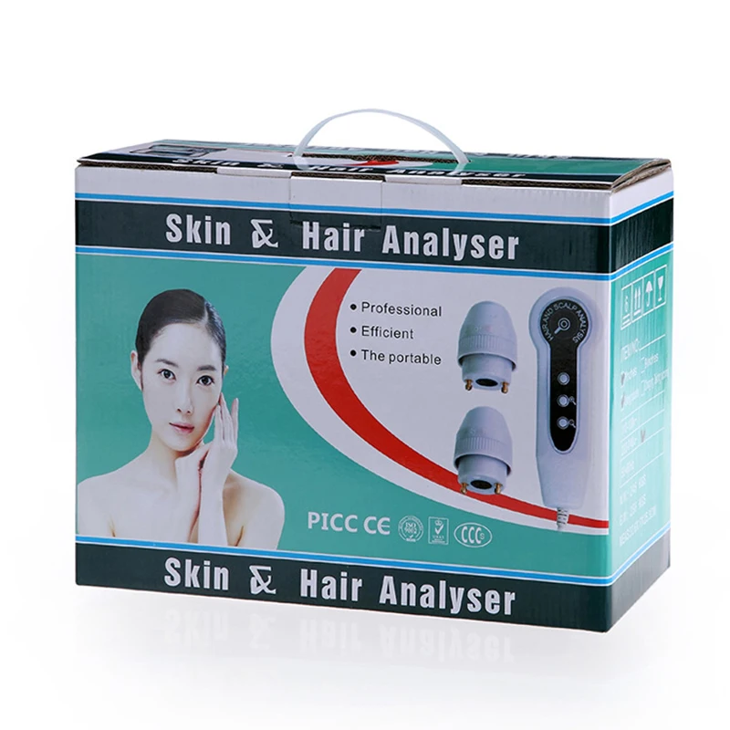 

9 inch LCD Skin & Hair Analyzer Detector Digital Microscope Magnifier Skin Hair Blackhead Follicle Scalp Detector 50X-200X