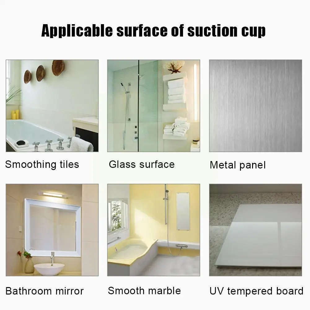 

Adjustable Strong Suction Cup Shower Head Holder Bracket Degree Holder Stand Wall 360 Swivel Free Room Bathroom Shower Moun T2Z8