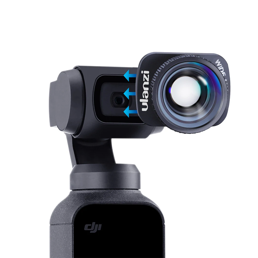 Ulanzi OP 11 Osmo Pocket 1.33X Anamorphic Lens 4K DH широкоугольный объектив для DJI Gimbal Accessories|Аксессуары