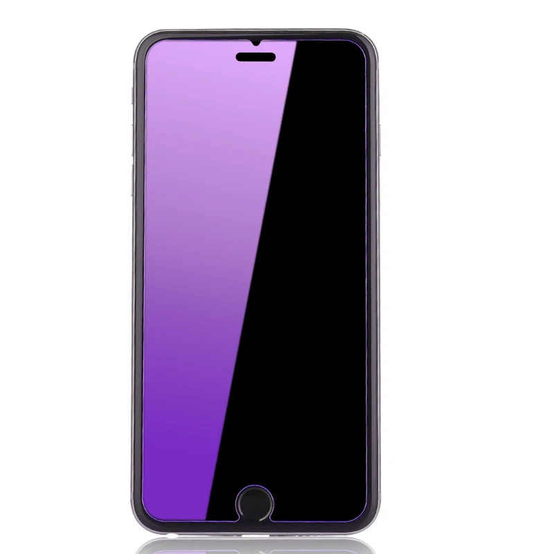 Закаленное стекло для iPhone SE 2020 XR X XS Max 8 7 6 6s Plus защита экрана 2.5D от фиолетового