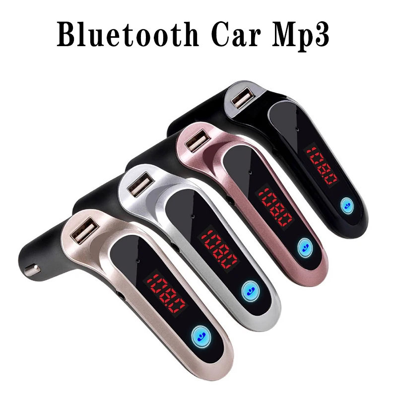 FM передатчик MP3 музыкальный плеер USB TF карты Поддержка Зарядное устройство