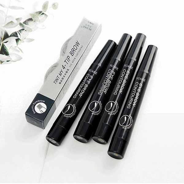 Карандаш для бровей Microblading с вилочным наконечником стойкие чернила защитой от